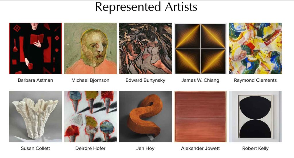 Paul Kyle Gallery represented artists