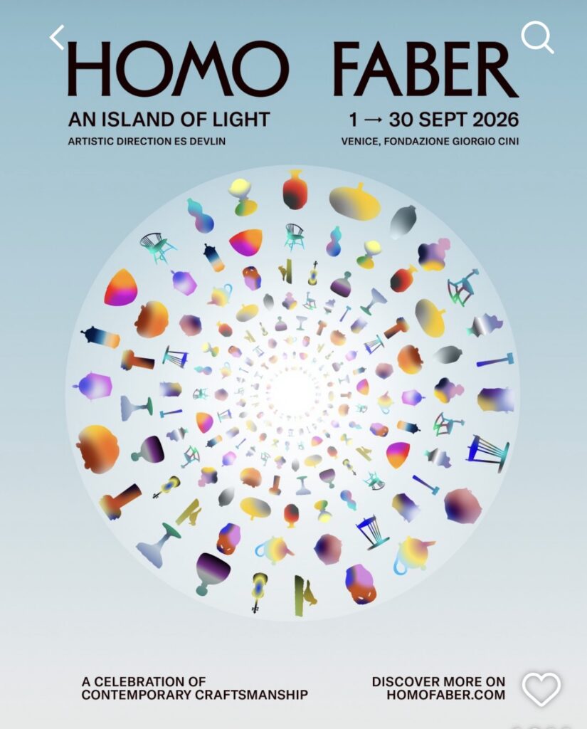 Homo Faber - An Island of Light exhibition poster